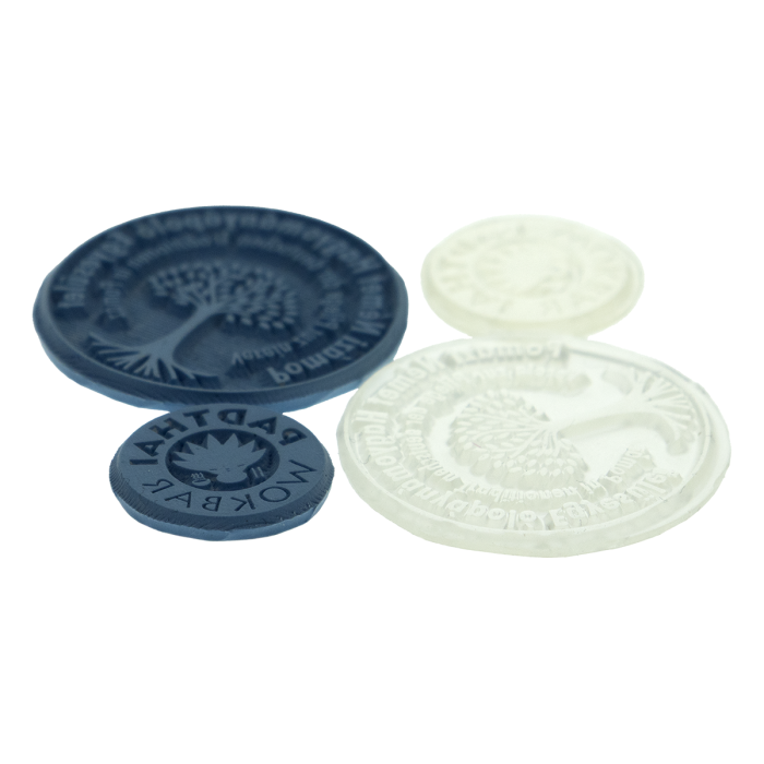 kör alakú szöveglemez, bélyegzőgumi